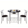 Antsku 3- , Dining Table Set, Small Set For 2, 32" X 21" ",