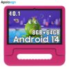 Apolosign 10.1 14 Kids Tablet, 8gb+64gb, 8-, - , 2.4g+5.8g, 6, , 5mp+2mp, 1280*800 Hd Display, Touch , Parental , Educational, Drop , Shockproof ,