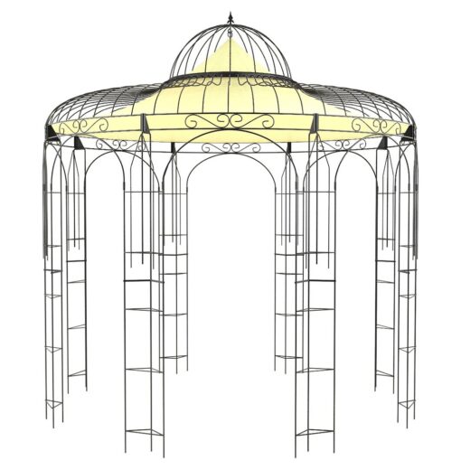 Aradhya 1.3m x 1.18m Metal Patio Gazebo