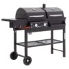 Argos Home 2 Burner Gas And Charcoal BBQ