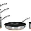 Argos Home 5 Piece Copper Based Pan Set