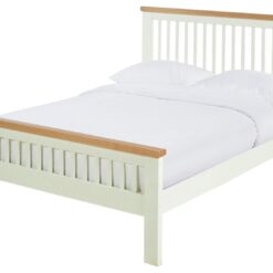 Argos Home Aubrey Kingsize Wooden Bed Frame - Two Tone