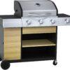 Argos Home Deluxe 3 Burner with Side Burner Gas BBQ