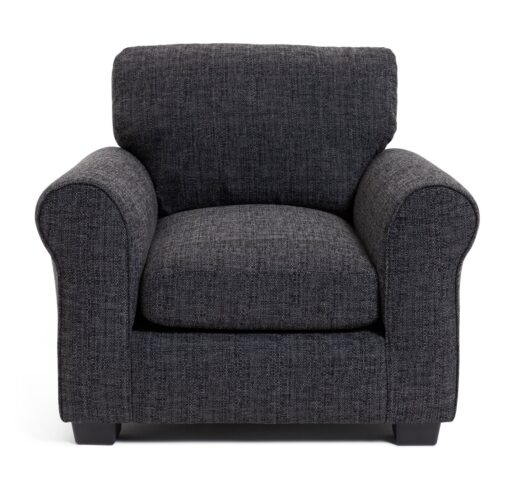 Argos Home Lisbon Fabric Armchair - Charcoal