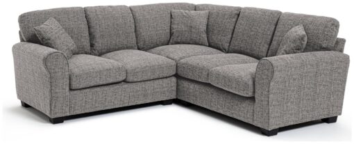 Argos Home Lisbon Fabric Corner Sofa - Grey