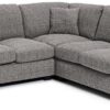 Argos Home Lisbon Fabric Corner Sofa - Grey