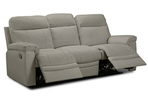 Argos Home New Paolo 3 Seater Manual Recliner Sofa - Grey