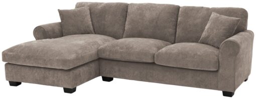 Argos Home Taylor Fabric Left Hand Corner Sofa - Mink