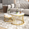 Ashiyah Abstract Coffee Table with Storage