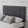 Aspire Grand Double Headboard Velvet steel - Grey