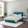 Aspire Grant Small Double End Lift Ottoman Bed-Emerald Green