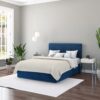 Aspire Grant Small Double End Lift Ottoman Bed - Navy