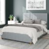 Aspire Grant Weave Superking Ottoman Bedframe - Sky Blue