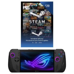 Asus ROG Ally X Handheld Gaming Console & £20 Steam Wallet Card Bundle - AMD Ryzen™ Z1 Extreme, 1 TB SSD