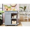 Aubagne 82.5 Cm Kitchen Trolley with Locking Wheels