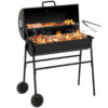 Balconera Charcoal Barbecue Grill With Height Adjustable Charcoal Tray & Temperature Gauge