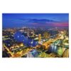 Bangkok Skyline 3.2m x 4.8m Textured Matte Peel & Stick Wall Mural