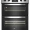 Beko BBTF26300X 60cm Built Under Double Fan Oven - S/Steel