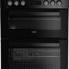 Beko KDCS663K 60cm Double Oven Electric Cooker - Black