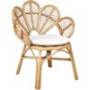 Beliani - Peacock Chair Boho Indoor Garden Patio Rattan Seat Natural Florentine ii