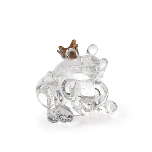 Birgit Glass Prince Frog Figurine