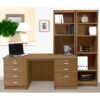 Brelon 5 Piece Rectangular Computer Desk Office Set with Hutch