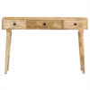 Brown Solid Mango Wood Console Table - 115X35x76 Cm - Stylish And Durable Entryway Furniture