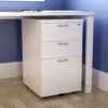 Buariki Under Desk 3 Drawer Filing Cabinet