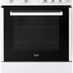 Bush B60SCWX 60cm Single Cavity Electric Cooker - White