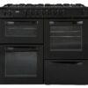 Bush BRC100DHEB 100cm Dual Fuel Range Cooker - Black