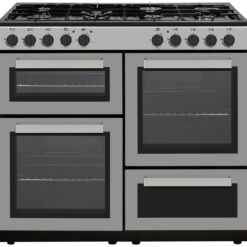 Bush BRC100RDHESSL 100cm Dual Fuel Range Cooker - Silver