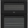 Bush CTFS60DBLECB 60cm Double Oven Electric Cooker - Black