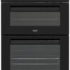 Bush CTFS60DFCB 60cm Double Oven Dual Fuel Cooker - Black