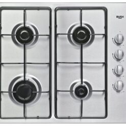 Bush DHG60GNSS Gas Hob - Stainless Steel