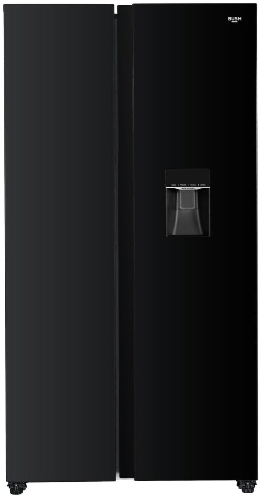 Bush MSBSWTDB23E American Fridge Freezer - Black