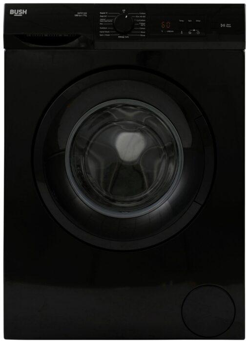 Bush WMT0712EB 7KG 1200 Spin Washing Machine - Black