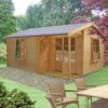 Caratunk 16 x 12 Ft Tongue and Groove Log Cabin