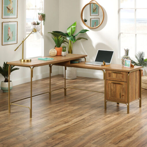 Cashel 153Cm W L-Shape Executive Desk