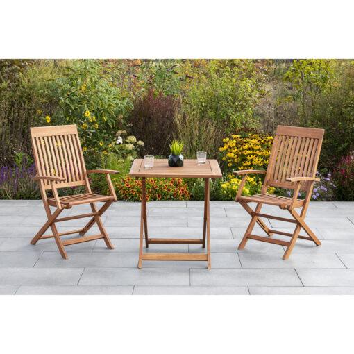 Choteau Rectangular 3 - Piece 2 - Person 70Cm L Outdoor Bistro Set