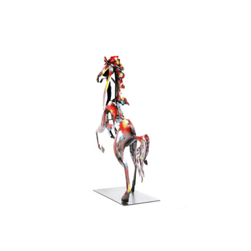 Cindia Metal sculpture fire stallion