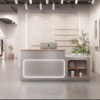 Citarella L-Shaped Executive Desk with Cabinet