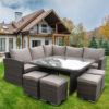 Curve Sofa Dining Set