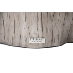 DAINTREE Concrete Coffee Table in Wood Look 106 x 100 x 35.6 cm