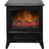 DIMPLEX Casper CAS20E Electric Stove Fireplace - Matte Black, Black