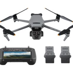 DJI Mavic 3 Pro Drone Fly More Combo with DJI RC Pro Remote Controller - Grey, Silver/Grey