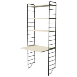 Dakota 204cm H x 85cm W Metal Etagere Bookcase