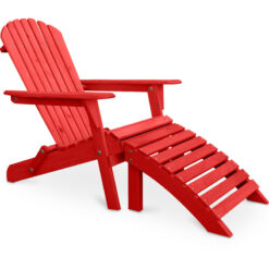 Deck Chair with Footrest - Wooden Garden Chair - Alana