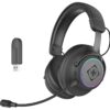 Deltaco PS5, PS4, PC Wireless RGB Gaming Headset - Black