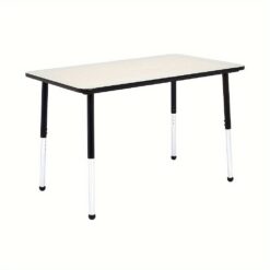 - Desk, , -shaped , For Classrooms, Offices, Daycares, And Homes, 48 X 24