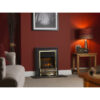 Dimplex Bramdean Optimyst Free Standing Fire, Brass and Black Electric Fire With 2kW Heater